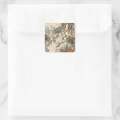 ヴィンテージ南極の地図 スクエアシール (バッグ)