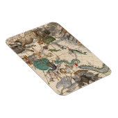 ヴィンテージ南極の地図 マグネット (右側)