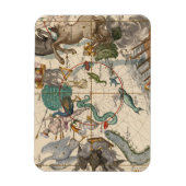 ヴィンテージ南極の地図 マグネット (縦)