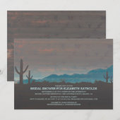 ヴィンテージ南西ブライダルシャワー招待状 招待状 (正面/裏面)