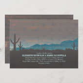 ヴィンテージ南西結婚式招待状 招待状 (正面/裏面)