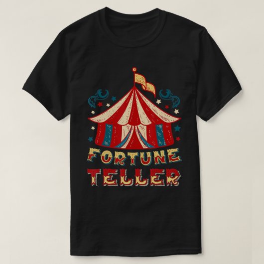 ヴィンテージ占い師の衣装サーカスTシャツ Tシャツ (デザイン正面)