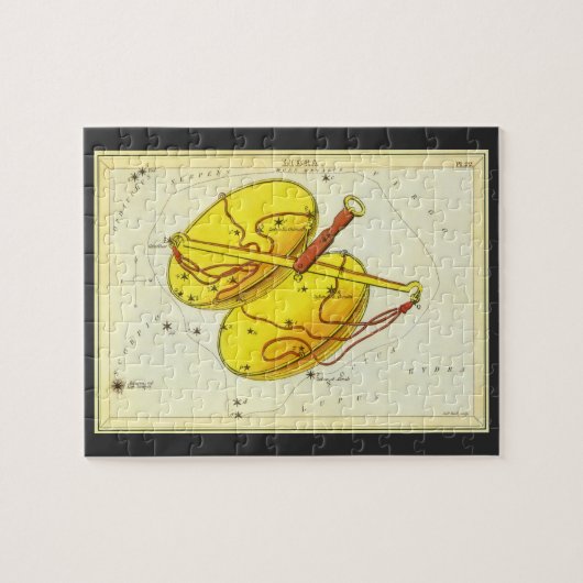 ヴィンテージ占星図書尺度コンステレーション〔占星術の〕十二宮図 ジグソーパズル (横)