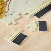 ヴィンテージ占星図書尺度コンステレーション〔占星術の〕十二宮図 ジグソーパズル (側面)