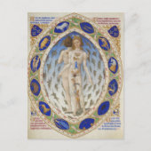 ヴィンテージ占星術のカレンダー挨拶 シーズンポストカード (正面)