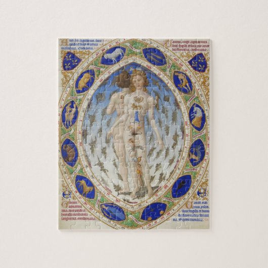 ヴィンテージ占星術のパズル ジグソーパズル (縦)