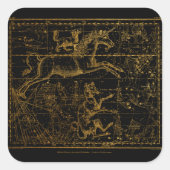 ヴィンテージ占星術の一角 スクエアシール (正面)