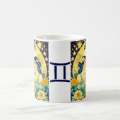 ヴィンテージ占星術サインジェミニツインズシテリア コーヒーマグカップ (中央)