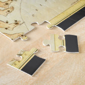 ヴィンテージ占星術ジェミニツインコンステレーション〔占星術の〕十二宮図 ジグソーパズル (側面)