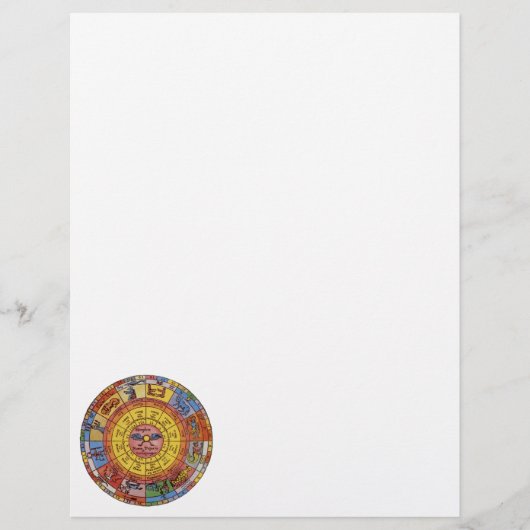 ヴィンテージ占星術、アンティーク天体十二星座ホイール (正面)