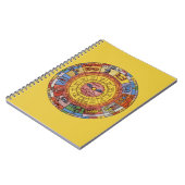 ヴィンテージ占星術、アンティーク天〔占星術の〕十二宮図輪 ノートブック (左側)