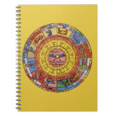 ヴィンテージ占星術、アンティーク天〔占星術の〕十二宮図輪 ノートブック (正面)