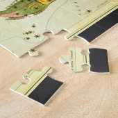 ヴィンテージ占星魚座〔占星術の〕十二宮図 ジグソーパズル (側面)