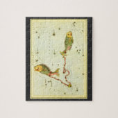 ヴィンテージ占星魚座〔占星術の〕十二宮図 ジグソーパズル (縦)