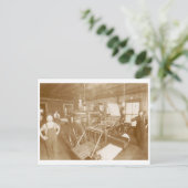 ヴィンテージ印刷プレス写真 ポストカード (スタンド正面)