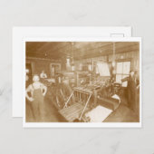 ヴィンテージ印刷プレス写真 ポストカード (正面/裏面)