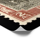 ヴィンテージ印紙旅行ポスター ポスター (角)