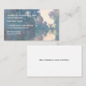 ヴィンテージ印象派アートセラピスト名刺 名刺 (正面/裏面)