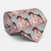 ヴィンテージ印象派、スリーピーベビーバイメリーカッサット ネクタイ (ロール)