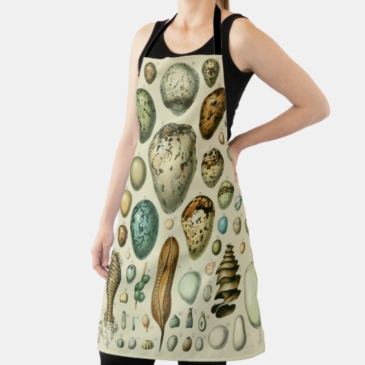 ヴィンテージ卵フランスの魚の卵アート エプロン (インサイチュ)
