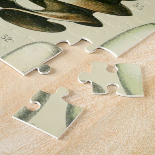 ヴィンテージ卵フランスの魚の卵アート ジグソーパズル (側面)