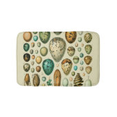 ヴィンテージ卵フランスの魚の卵アート バスマット (正面)