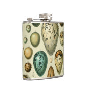 ヴィンテージ卵フランスの魚の卵アート フラスク (右)