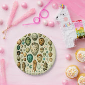 ヴィンテージ卵フランスの魚の卵アート ペーパープレート (パーティー)