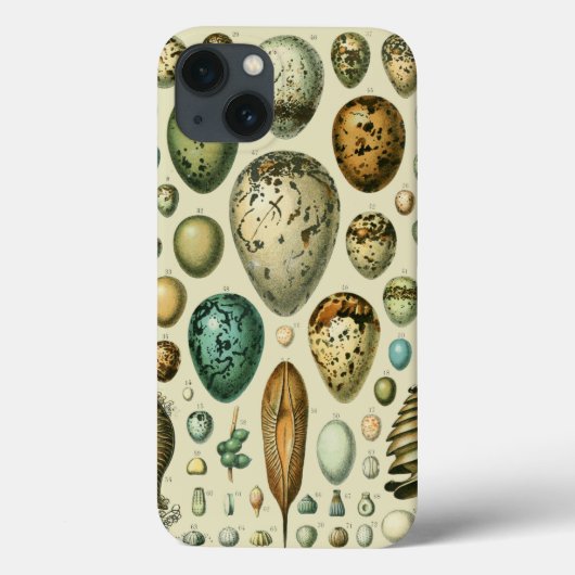 ヴィンテージ卵フランスの魚の卵アート Case-Mate iPhoneケース (裏面)
