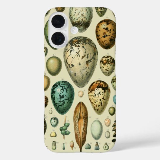ヴィンテージ卵フランスの魚の卵アート Case-Mate iPhoneケース (裏面)
