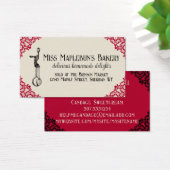 ヴィンテージ卵ベーカリーベーキングギフトラベルビズカード (デスク)