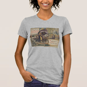 ヴィンテージ参政権ポスター女性権利 Tシャツ