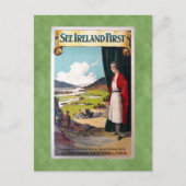 ヴィンテージ参照アイルランド最初の旅行 ポストカード (正面)