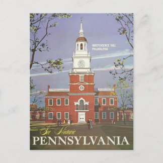 ヴィンテージ参照Historic Pennsylvania USA Travel Poste ポストカード