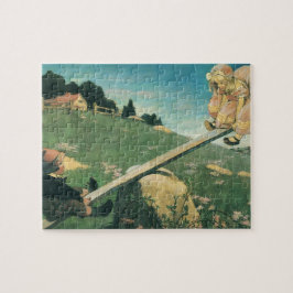 ヴィンテージ参照Saw Margery Daw, Jessie Willcox Smith ジグソーパズル