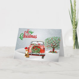 ヴィンテージ及びキツネクリスマスカード シーズンカード