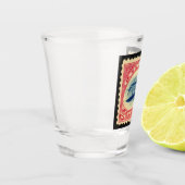 ヴィンテージ反転ジェニーショットグラス ショットグラス (左)