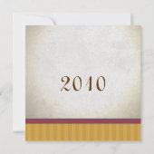 ヴィンテージ収穫感謝祭ディナー招待状 招待状 (裏面)