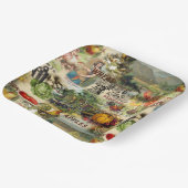 ヴィンテージ収穫 ペーパープレート (傾斜あり)