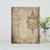 ヴィンテージ古いスクラップブック&ジャーナル紙 (スタンド正面)