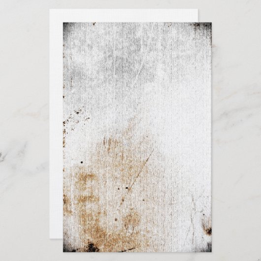 ヴィンテージ古いステンドステーショナリー 便箋 (正面/裏面)