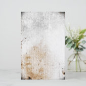 ヴィンテージ古いステンドステーショナリー 便箋 (スタンド正面)