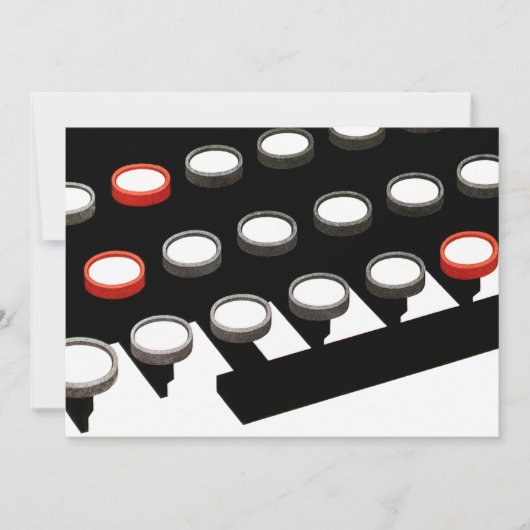 ヴィンテージ古いタイプライターファッションドキーボード (正面)