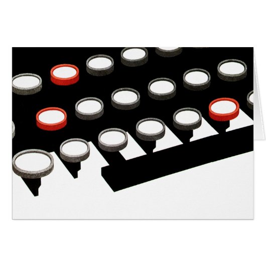 ヴィンテージ古いタイプライターファッションドキーボード (正面横)