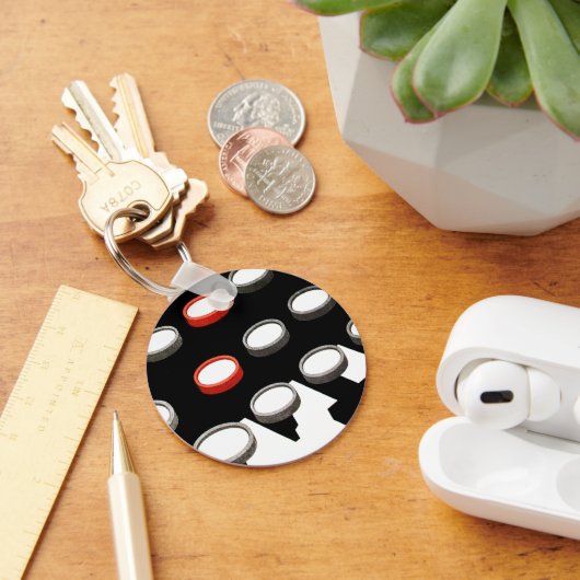 ヴィンテージ古いタイプライターファッションドキーボード キーホルダー (デスク)