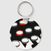 ヴィンテージ古いタイプライターファッションドキーボード キーホルダー (裏面)