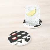 ヴィンテージ古いタイプライターファッションドキーボード コースター (側面)