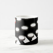 ヴィンテージ古いタイプライターファッションドキーボード コーヒーマグカップ (中央)