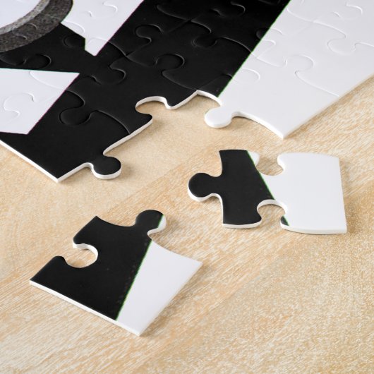 ヴィンテージ古いタイプライターファッションドキーボード ジグソーパズル (側面)