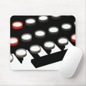 ヴィンテージ古いタイプライターファッションドキーボード マウスパッド (マウス)